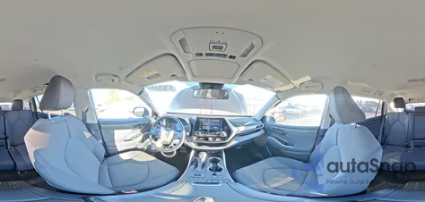 2021 Toyota Highlander L z USA, uszkodzony, nr VIN 5TDBZRBH4MS113281